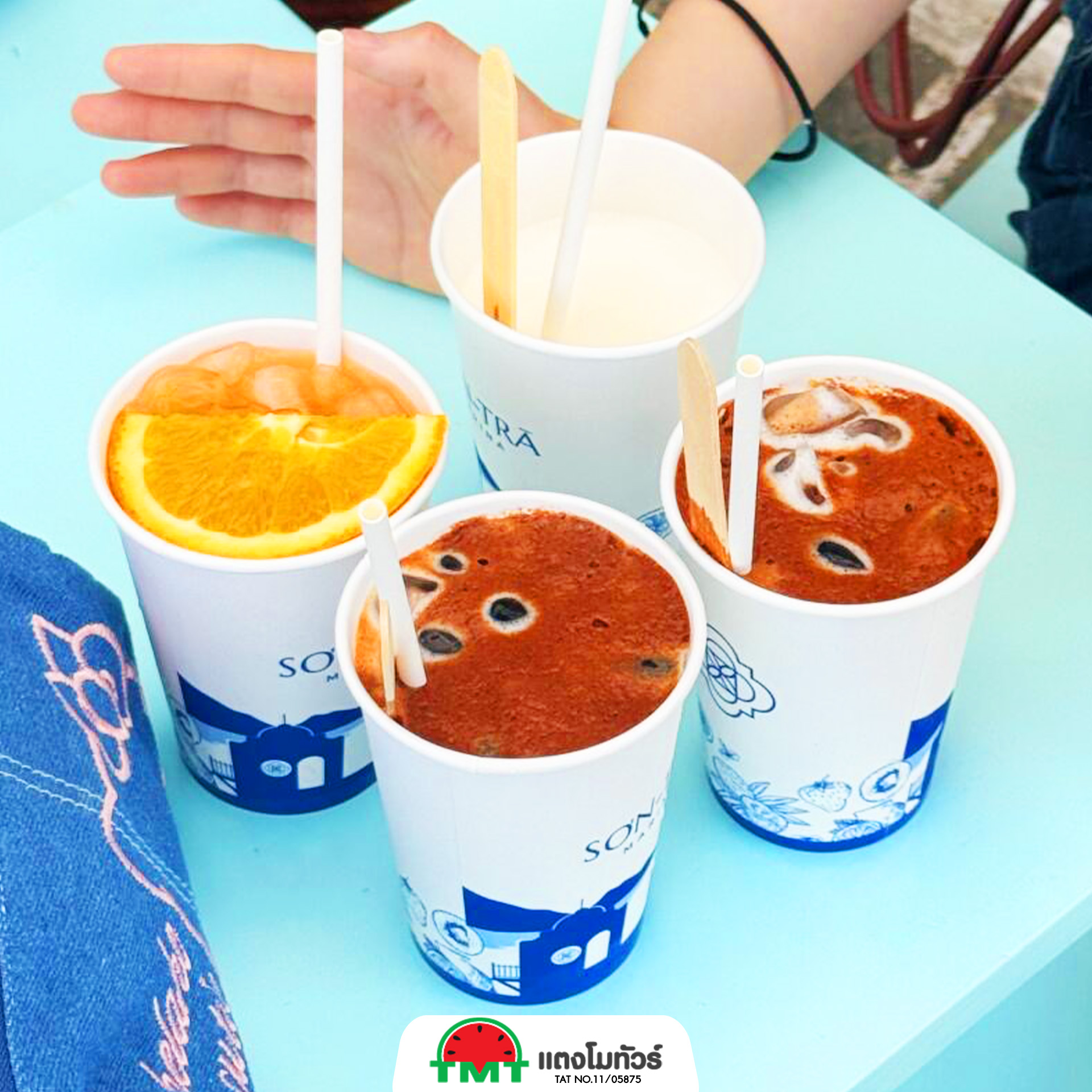 คาเฟ่ริมทะเลดานัง ฟีลซานโตรินี่